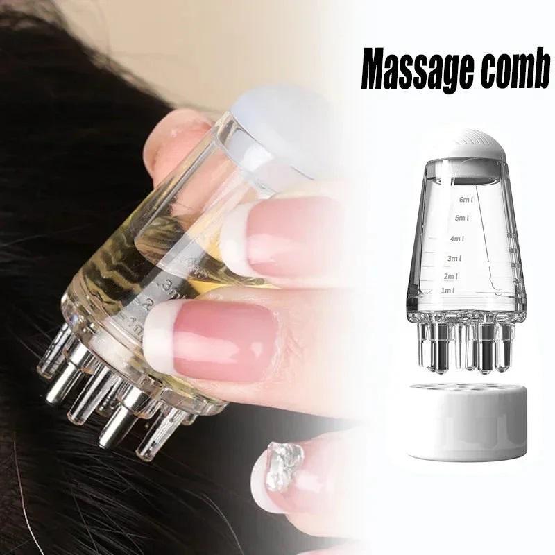 hair oil scalp applicator comb massager